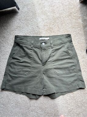 Green Levi Utility Shorts